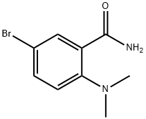 5-BROMO-2-(DIMETHYLAMINO)BENZAMIDE Struktur