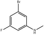 3-bromo-5-fluoro-N-methylaniline Struktur