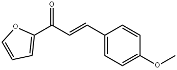 (2E)-1-(furan-2-yl)-3-(4-methoxyphenyl)prop-2-en-1-one Struktur