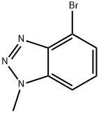 4-bromo-1-methylbenzotriazole Struktur