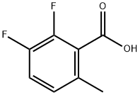 2,3-Difluoro-6-methylbenzoic acid Struktur