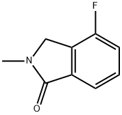 4-fluoro-2-methyl-3h-isoindol-1-one Struktur