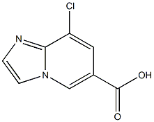 8-Chloroimidazo[1,2-a]pyridine-6-carboxylic acid Struktur