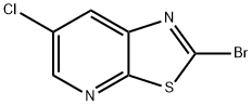 2-Bromo-6-chloro-thiazolo[5,4-b]pyridine Struktur