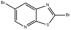 2,6-Dibromo-thiazolo[5,4-b]pyridine Struktur