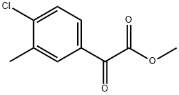 METHYL 2-(4-CHLORO-3-METHYLPHENYL)-2-OXOACETATE Struktur