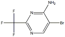 5-Bromo-2-(trifluoromethyl)pyrimidin-4-amine Struktur