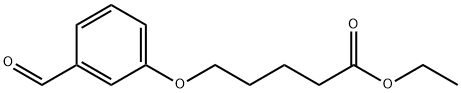 ETHYL 5-(3-FORMYLPHENOXY)PENTANOATE Struktur