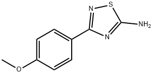 3-(4-methoxyphenyl)-1,2,4-thiadiazol-5-amine Struktur