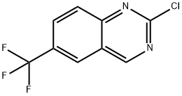 2-chloro-6-(trifluoromethyl)quinazoline Struktur