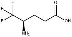 (R)-4-AMINO-5,5,5-TRIFLUOROPENTANOIC ACID Struktur