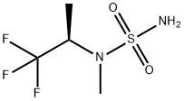 (R)-N-METHYL-1,1,1-TRIFLUORO-2-PROPYLSULFAMIDE Struktur