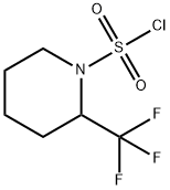 2-TRIFLUOROMETHYLPIPERIDINE SULFONYL CHLORIDE Struktur