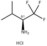 (2S)-1,1,1-trifluoro-3-methylbutan-2-amine:hydrochloride Struktur