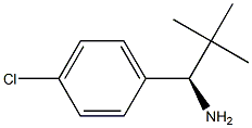 (1R)-1-(4-CHLOROPHENYL)-2,2-DIMETHYLPROPAN-1-AMINE Struktur