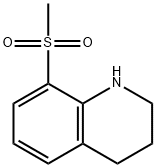 8-methanesulfonyl-1,2,3,4-tetrahydroquinoline Struktur