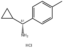 (1R)CYCLOPROPYL(4-METHYLPHENYL)METHYLAMINE HYDROCHLORIDE Struktur