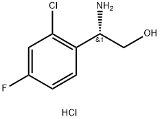 (2S)-2-AMINO-2-(2-CHLORO-4-FLUOROPHENYL)ETHAN-1-OL HYDROCHLORIDE Struktur