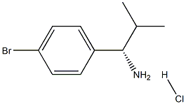 (1S)-1-(4-BROMOPHENYL)-2-METHYLPROPYLAMINE HYDROCHLORIDE Struktur