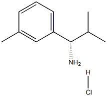 (1S)-2-METHYL-1-(3-METHYLPHENYL)PROPYLAMINE HYDROCHLORIDE Struktur