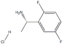 (S)-1-(2,5-DIFLUOROPHENYL)ETHANAMINE HYDROCHLORIDE Struktur