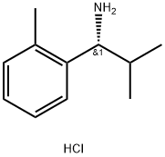 (1R)-2-METHYL-1-(2-METHYLPHENYL)PROPYLAMINE HYDROCHLORIDE Struktur