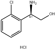 (2R)-2-AMINO-2-(2-CHLOROPHENYL)ETHAN-1-OL HYDROCHLORIDE Struktur