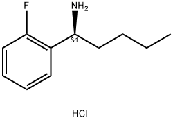 (1S)-1-(2-FLUOROPHENYL)PENTYLAMINE HYDROCHLORIDE Struktur