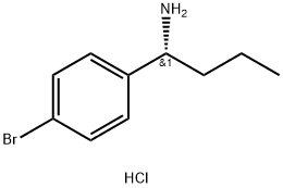 (1R)-1-(4-BROMOPHENYL)BUTYLAMINE HYDROCHLORIDE Struktur