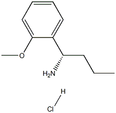 (1S)-1-(2-METHOXYPHENYL)BUTYLAMINE HYDROCHLORIDE Struktur