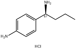 (S)-4-(1-AMINOBUTYL)BENZENAMINE HYDROCHLORIDE Struktur