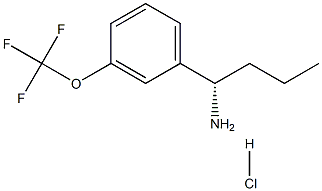 (1S)-1-[3-(TRIFLUOROMETHOXY)PHENYL]BUTYLAMINE HYDROCHLORIDE Structure