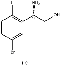 (2S)-2-AMINO-2-(5-BROMO-2-FLUOROPHENYL)ETHAN-1-OL HYDROCHLORIDE Struktur