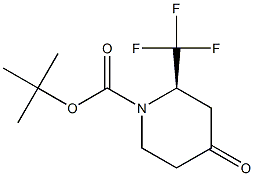 (R)-1-Boc-2-trifluoromethyl-piperidin-4-one Struktur