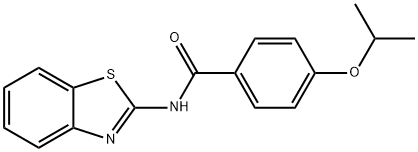 N-(1,3-benzothiazol-2-yl)-4-propan-2-yloxybenzamide Struktur