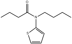 N-butyl-N-(thiophen-2-yl)butanamide Struktur