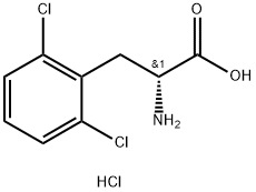 2,6-Dichloro-D-Phenylalanine hydrochloride Struktur