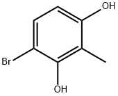 4-Bromo-2-methyl-1,3-benzenediol Struktur