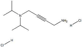 N,N-diisopropylbut-2-yne-1,4-diamine dihydrochloride Struktur