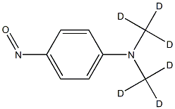 p-(Dimethyl-d6-amino)nitrosobenzene Struktur