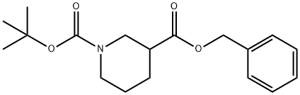 Benzyl 1-Boc-piperidine-3-carboxylate Struktur