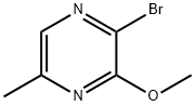 2-BROMO-3-METHOXY-5-METHYLPYRAZINE Struktur