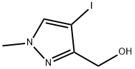 (4-Iodo-1-methyl-1H-pyrazol-3-yl)-methanol Struktur