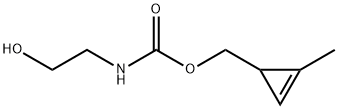 Carbamic acid, N-(2-hydroxyethyl)-, 
(2-methyl-2-cyclopropen-1-yl)methyl ester Struktur