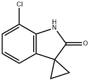 7'-chlorospiro[cyclopropane-1,3'-indolin]-2'-one Struktur