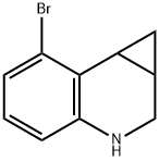 7-BROMO-1A,2,3,7B-TETRAHYDRO-1H-CYCLOPROPA[C]QUINOLINE Struktur