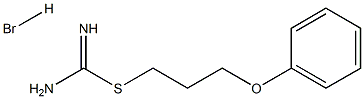 [(3-phenoxypropyl)sulfanyl]methanimidamide hydrobromide Struktur