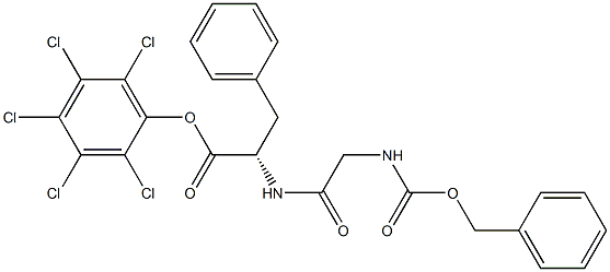 L-Phenylalanine,N-[N-[(phenylmethoxy)carbonyl]glycyl]-, pentachlorophenyl ester (9CI)