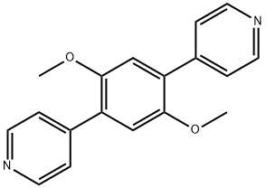 4,4'-(2,5-dimethoxy-1,4-phenylene)dipyridine Struktur