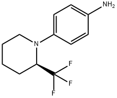 (R)-4-(2-TRIFLUOROMETHYL-PIPERIDIN-1-YL)-ANILINE Struktur